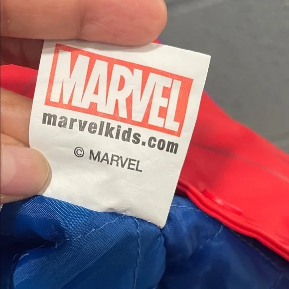 Marvel Red and Blue Spider-Man Kids Raincoat - Picture 8 of 8